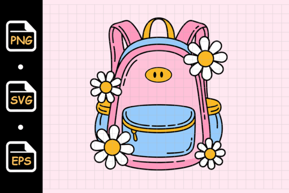 Cute Pink Backpack with Flowers: A Designer's Review
