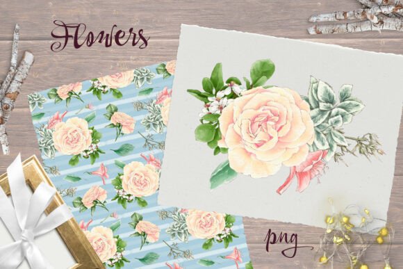Delicate Flowers Graphics & Illustrations Review