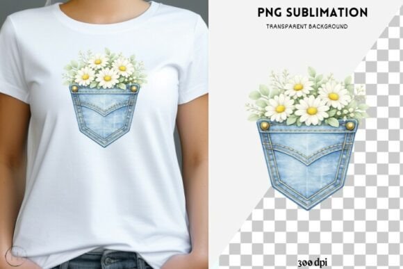 Denim Pocket Flowers: Graphics & Illustrations Review