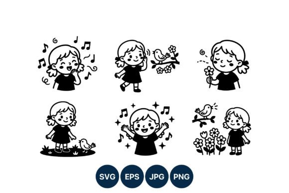 Happy Girl Vector: Graphics & Illustrations Review