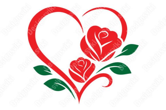 Heart Flowers Vectors: Graphics & Illustrations Review