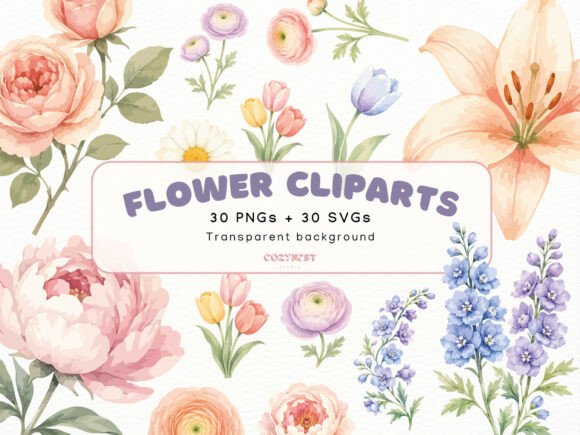 Pastel Watercolor Graphics & Illustrations Review