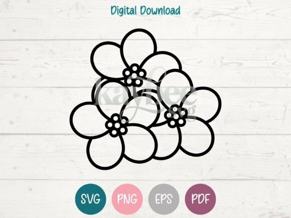Puakenikeni Flowers: Elegant Graphics & Illustrations