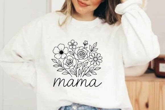 Retro Mama with Flowers: A Designer's Review for Embroidery