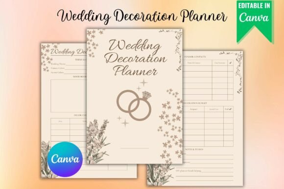 Wedding Decoration Planner Graphics & Planners Amp